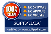 100% CLEAN - certified by Softpedia